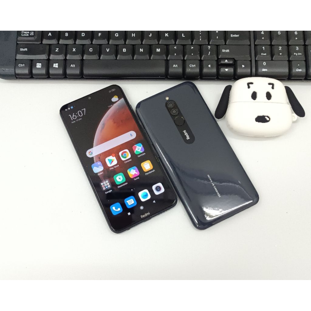 redmi 8 ram 4gb rom 64gb second original xiaomi