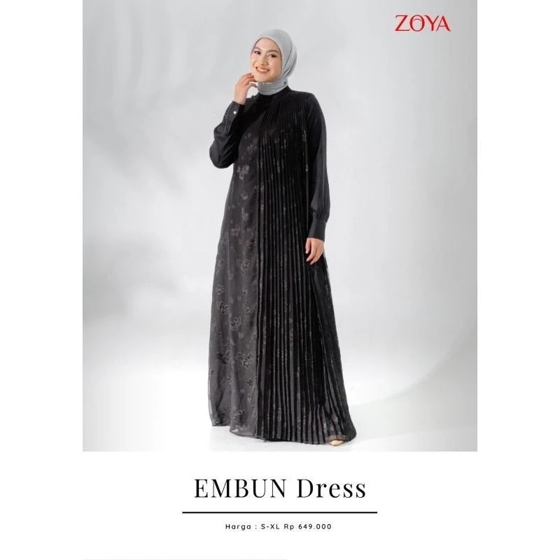 ZOYA DRESS EMBUN FASHION MUSLIM TUTUWUHAN SERIES ZOYA BALTOS
