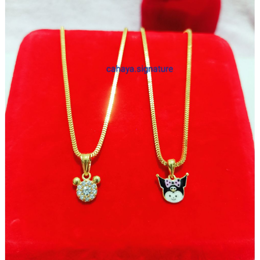 KALUNG ANAK LIONTIN PERAK 925 ASLI
