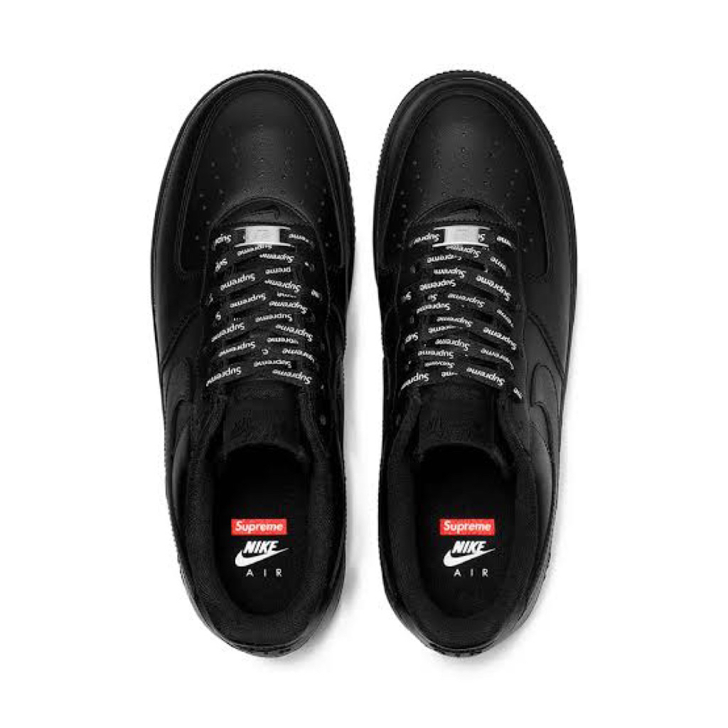 ORIGINAL NIKE AIR FORCE 1 SUPREME BLACK | ORIGINAL 100% NIKE SUPREME