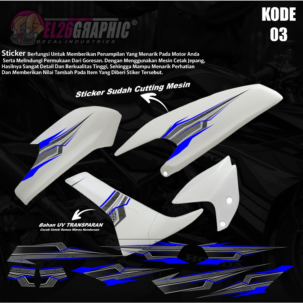 03 STRIPING YAMAHA NMAX OLD VARIASI - STICKER VARIASI MOTOR NMAX OLD