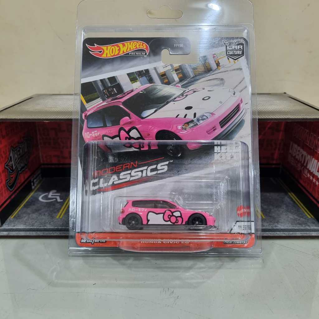 Hotwheels Premium Civic EG6 Hello Kitty