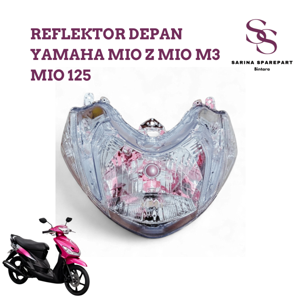 Reflektor depan mio m3 reflektor lampu depan yamaha mio z mio m3 mio 125 reflektor lampu mio m3