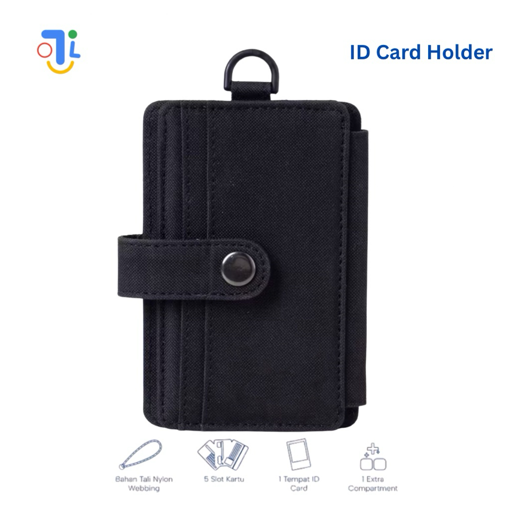 

Lanyard ID Card Holder Dompet Kartu Name Tag Pria Wanita | Premium Viral | Tolu