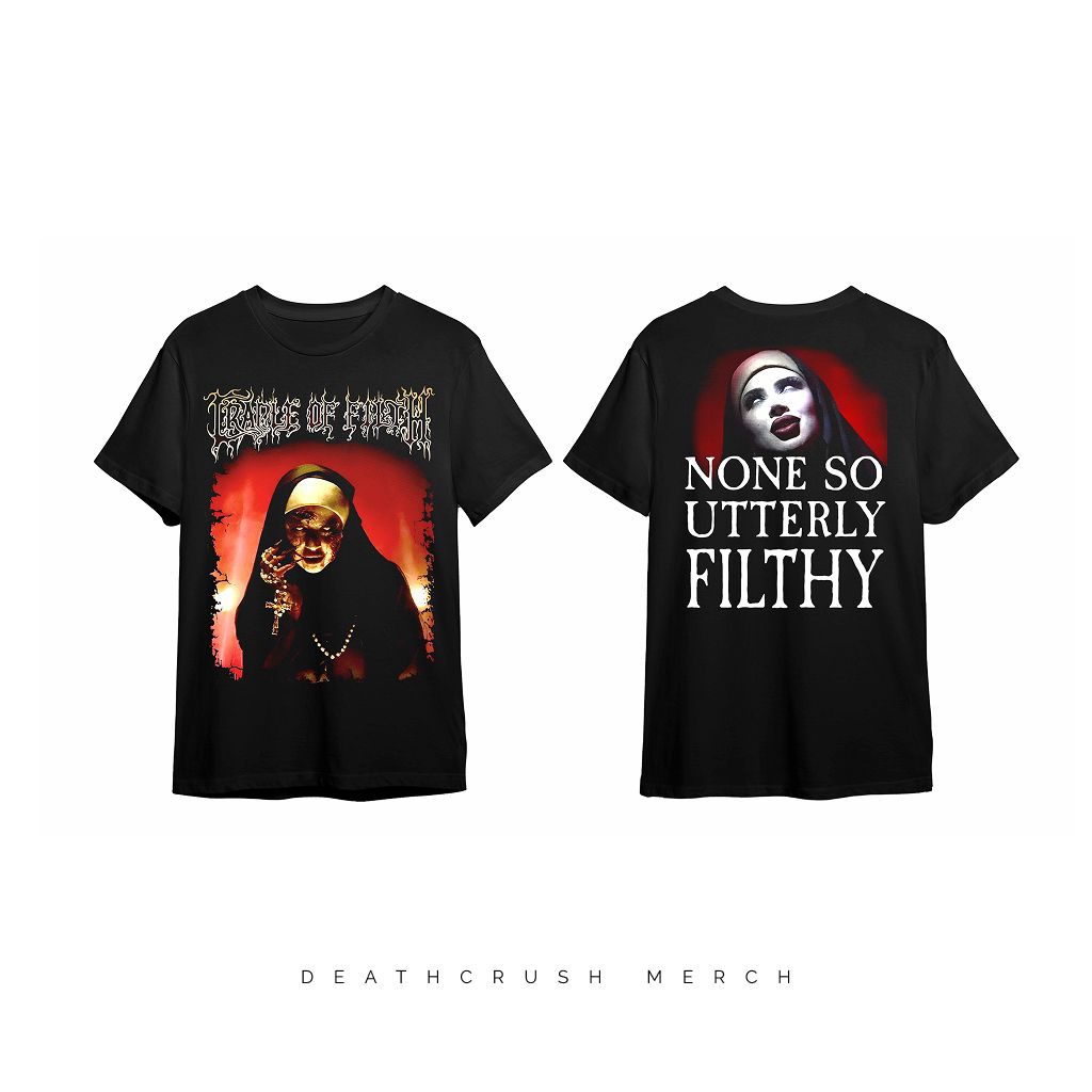 Kaos Cradle Of Filth - None So Utterly Filthy Baju Metal Original Distro Kaos Black Metal Baju Distr