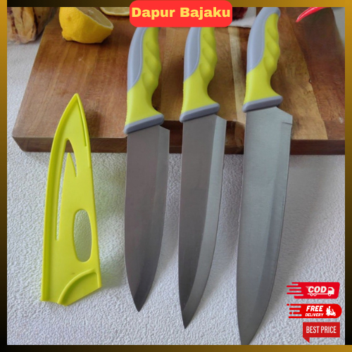 Dapur Bajaku - Pisau Dapur Stainless Tebal Pisau Dapur Serbaguna Super Tajam CD