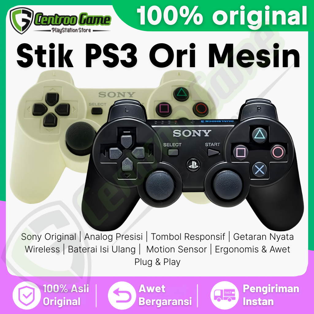 stik ps3 ori mesin bawaan SONY