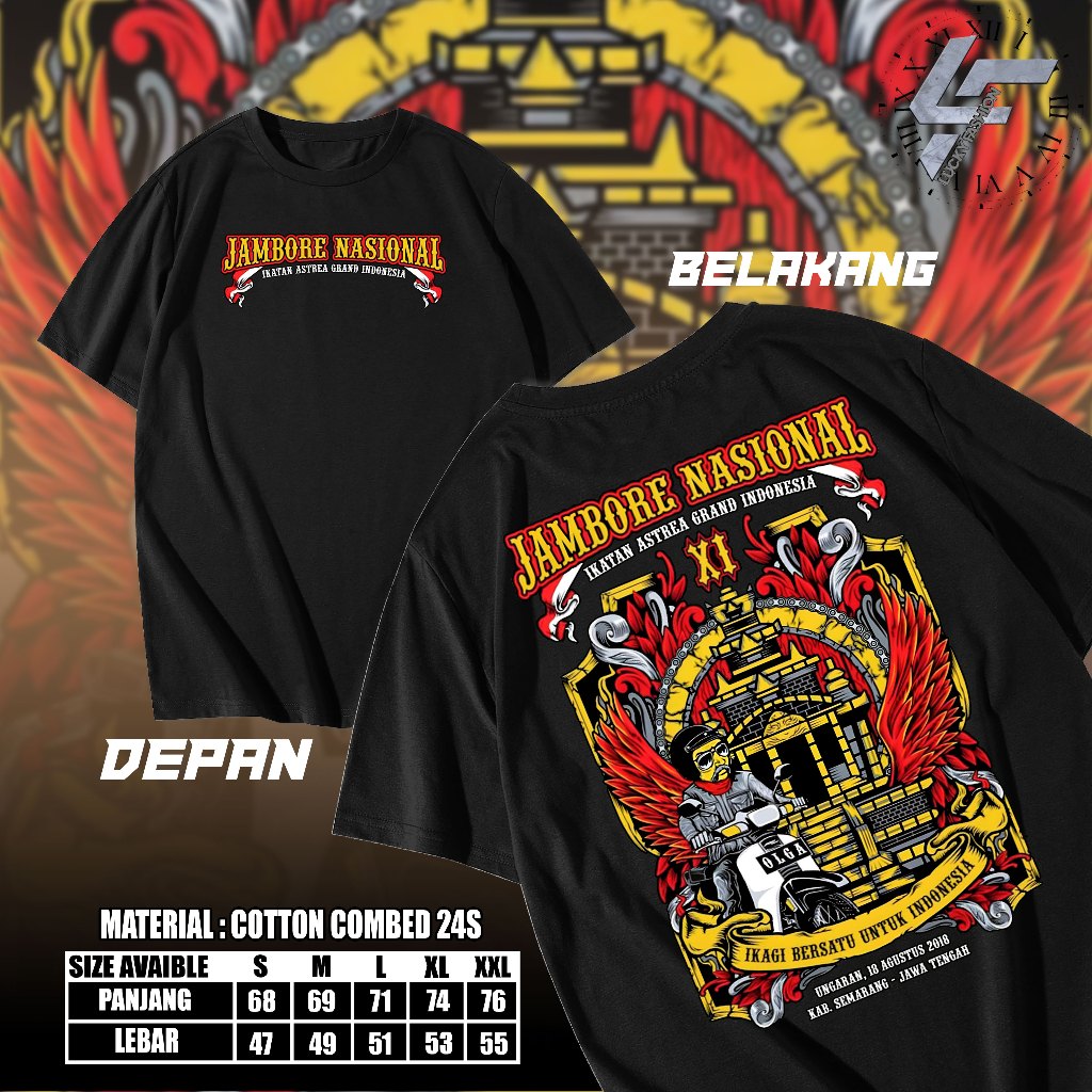 Kaos Jambore Nasional - Ikatan Astrea Grand Indonesia - Kaos Astrea Grand - Apparel Jambore Nasional