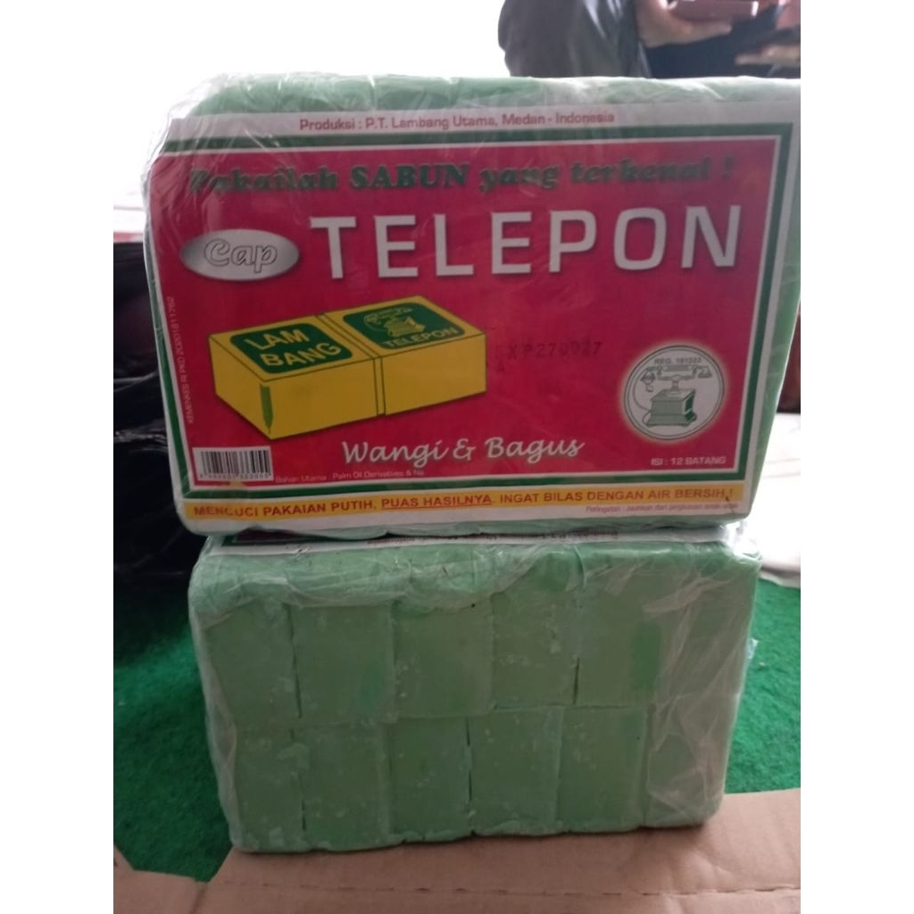 sabun telepon penghilang noda membandel kemasan 6btg/12btg