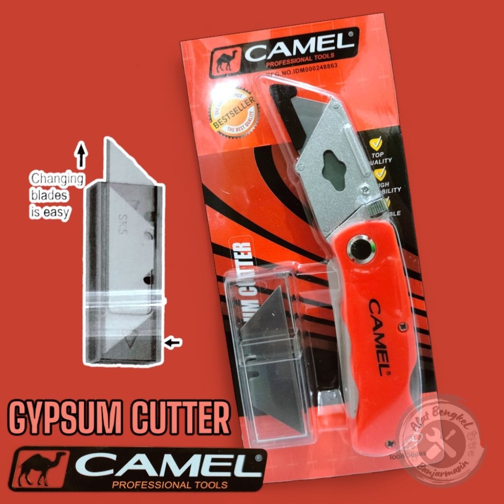 

CUTTER WORKING LIPAT + ISI "CAMEL" ||PISAU GYPSUM "CAMEL" + ISI CUTTER