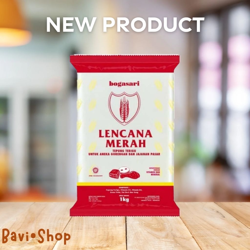 

Tepung Terigu Lencana Merah 1Kg