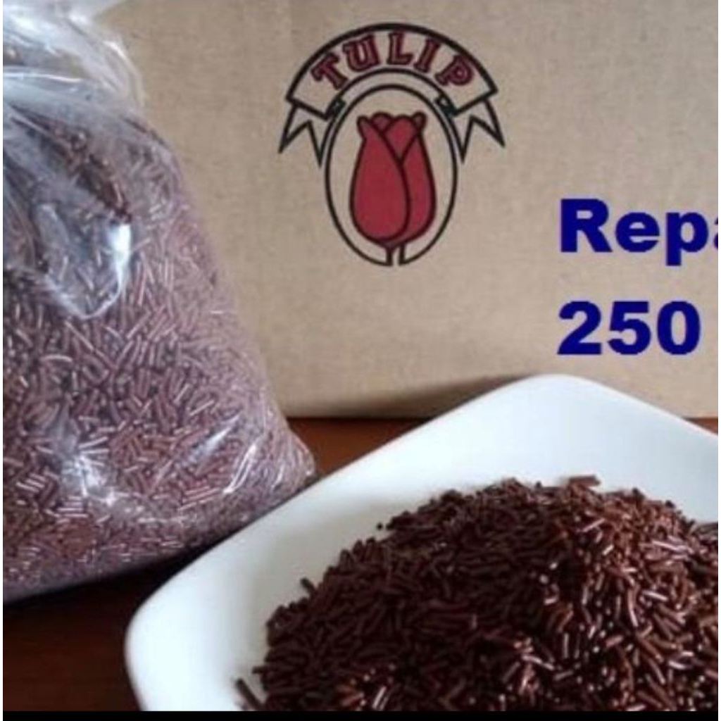 

Meses Tulip Choco Rice Dark Coklat