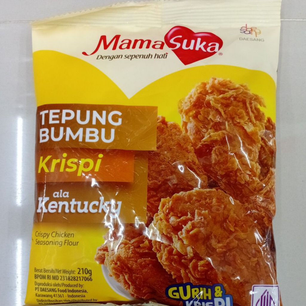 

MAMA SUKA TEPUNG BUMBU KRISPI 210gr