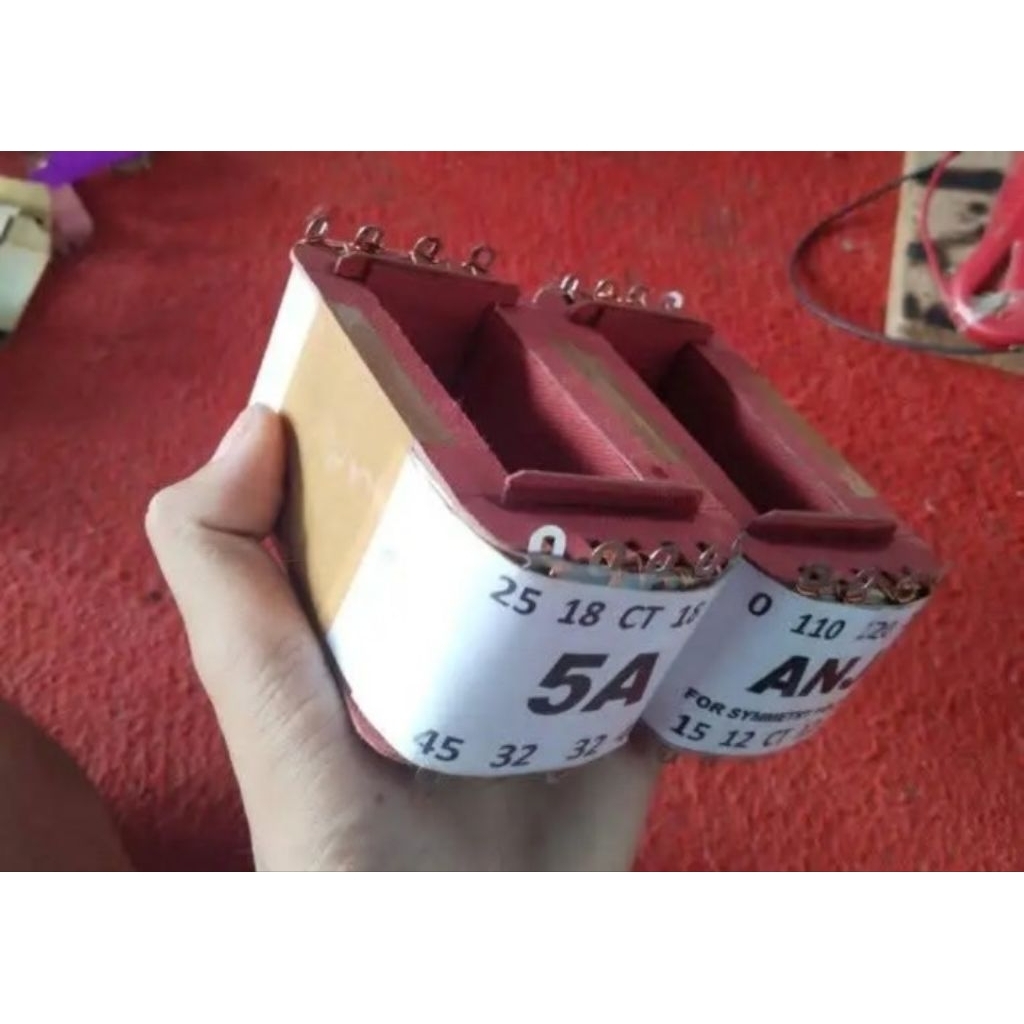 Coil Spol Trafo 5amp murni ct 55 (kern 32x 9cm) helenic 