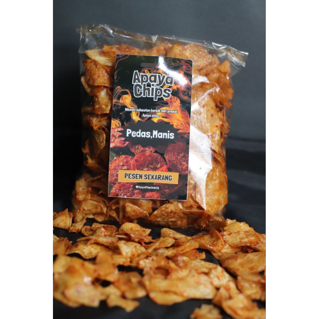 

KERIPIK TALAS ATAU SINGKONG PEDAS MANIS 250GR 500GR 1KG MURAH RENYAH ENAK