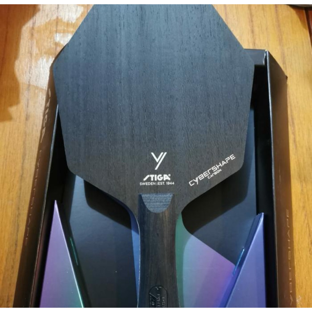 Bat Pingpong Stiga Stiga Cybershape Carbon Fish Scale Original 100%