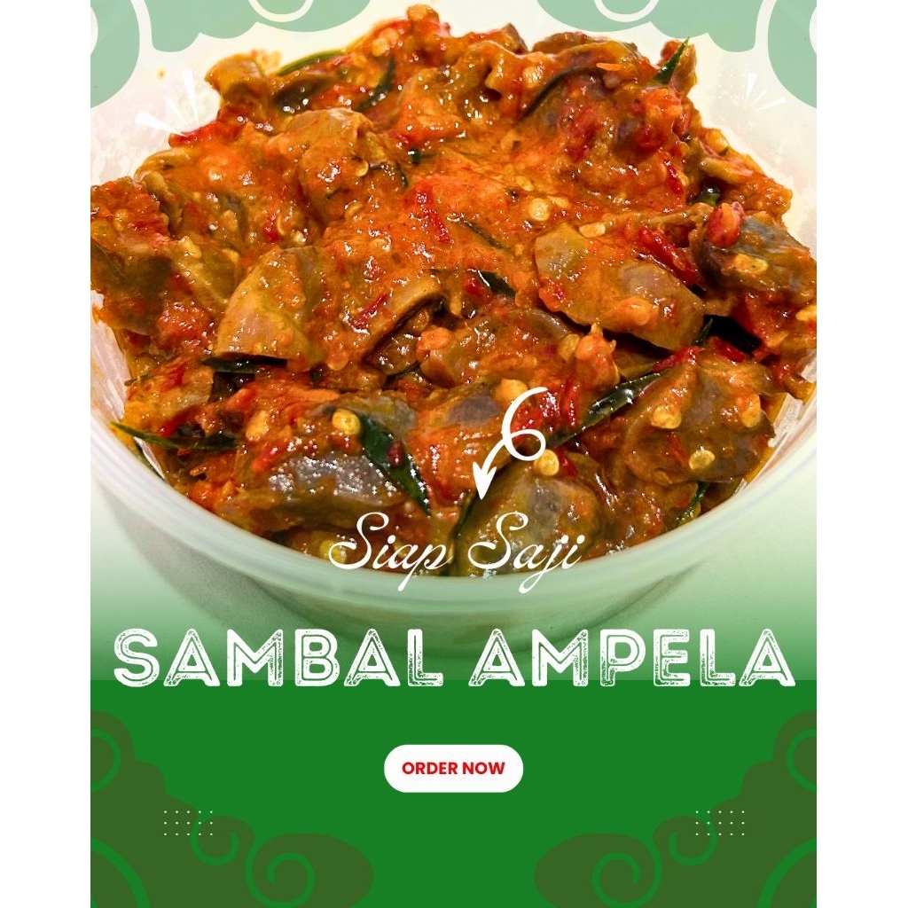 

Sambal Ampela Mercon Siap Saji