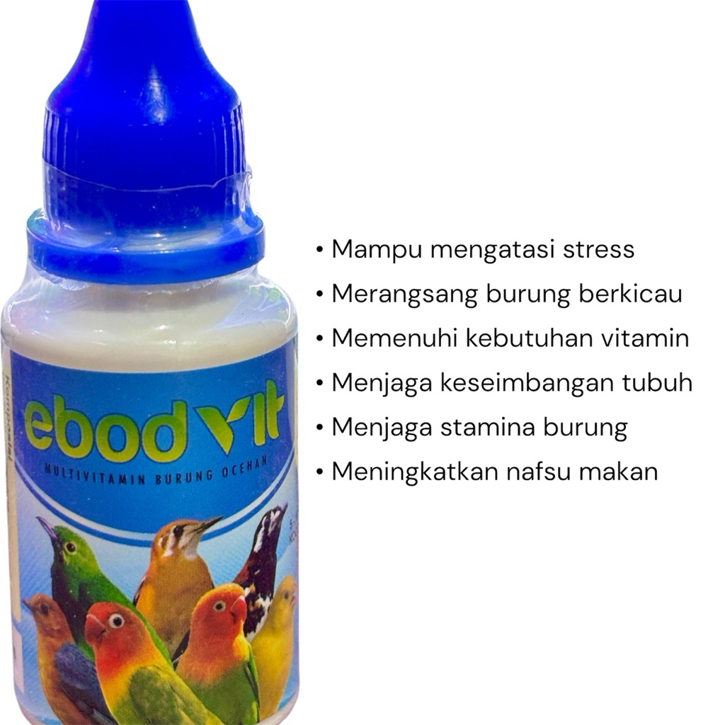 Ebod Vit Vitamin Burung Lovebird Kenari Murai