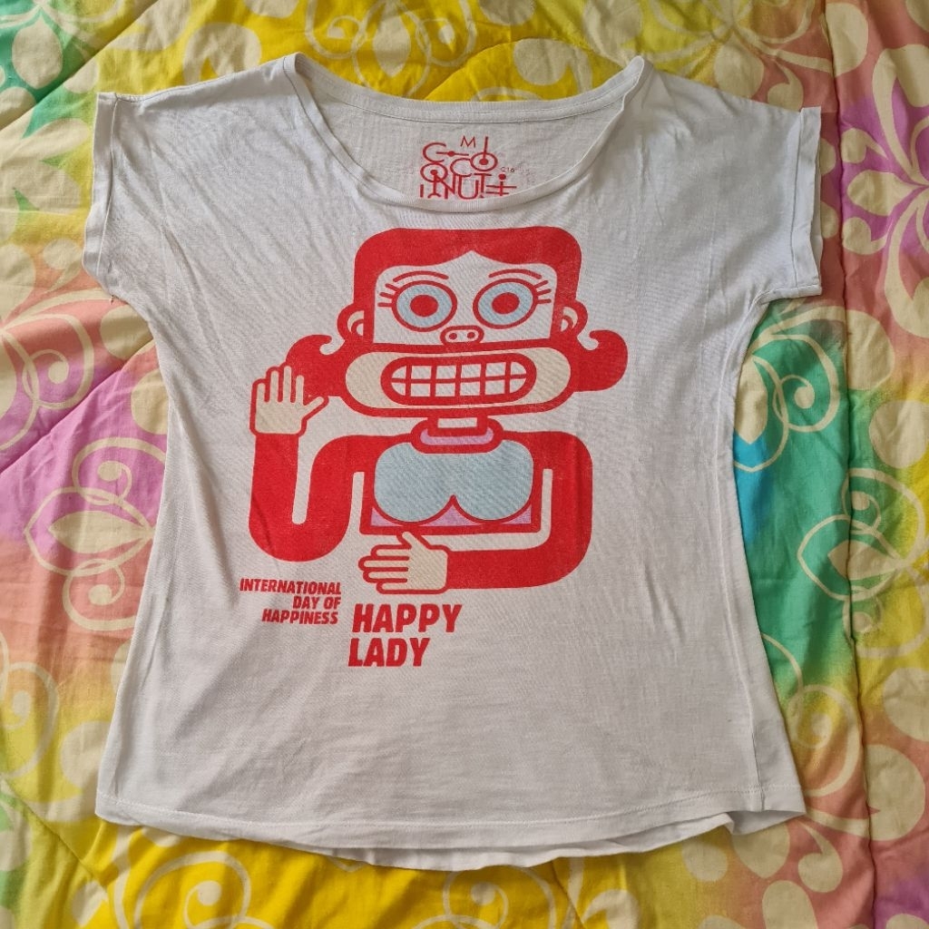 Kaos Coconut Island (Preloved)