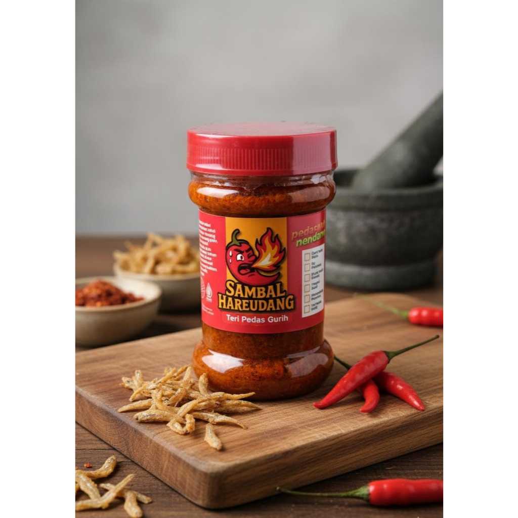 

Sambal Hareudang Varian Teri Pedas Gurih