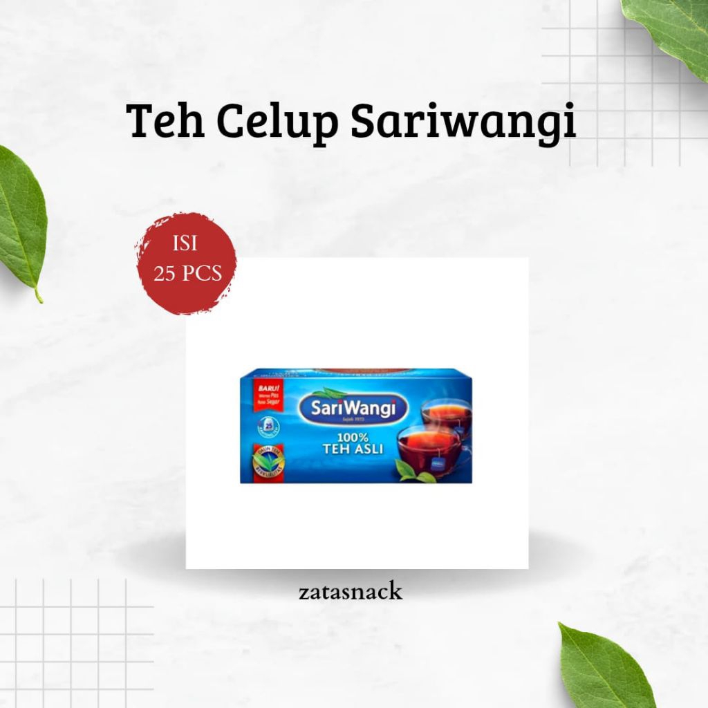 

Teh Celup Sariwangi isi 25pcs
