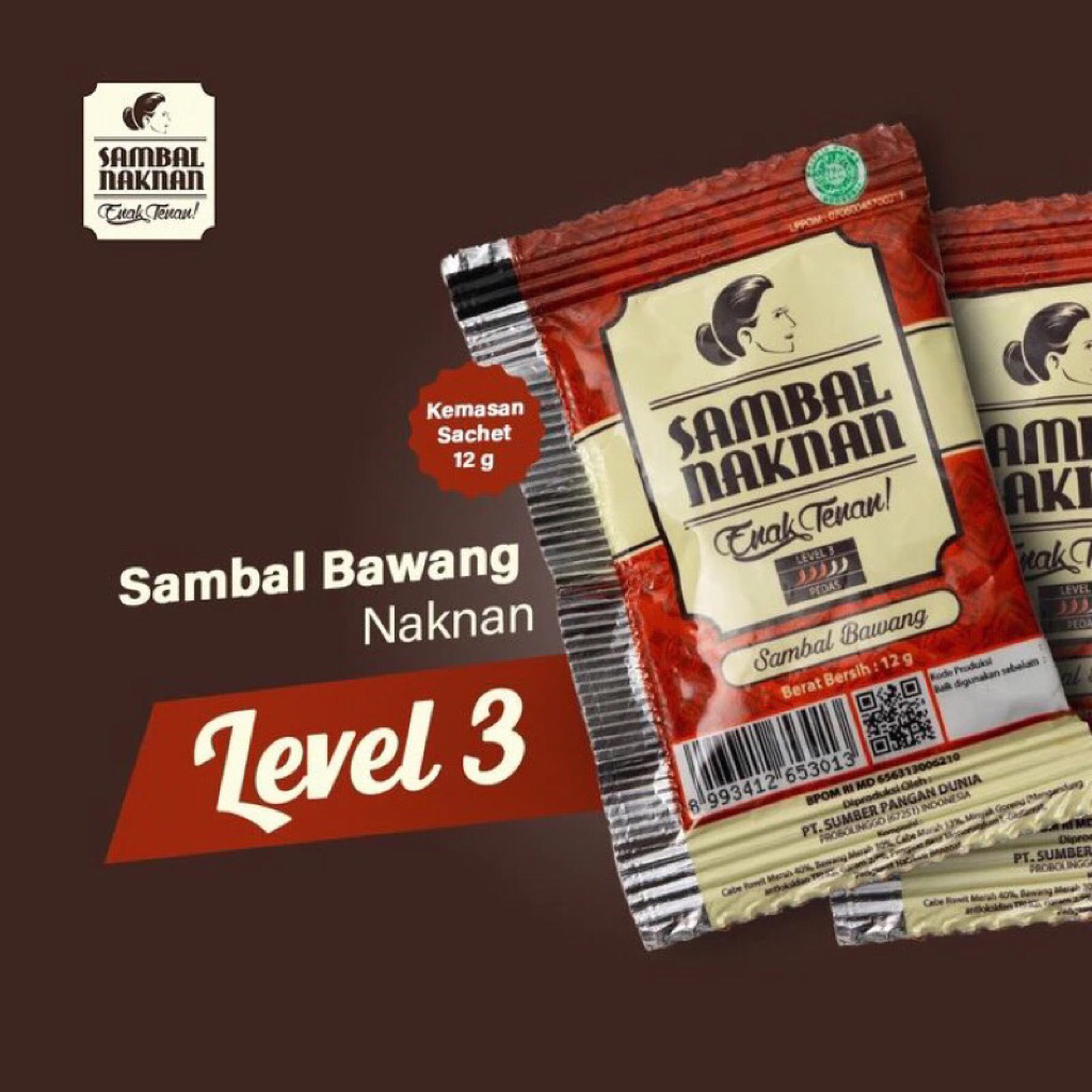 

PROMO SAMBAL NAKNAN LEVEL 3 (SACHET ISI 3 PACK/150 PCS) EXPIRED 2027