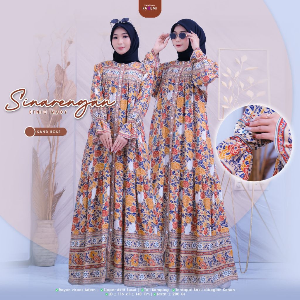 Sinarengan Maxy Dress Gamis Raqumi