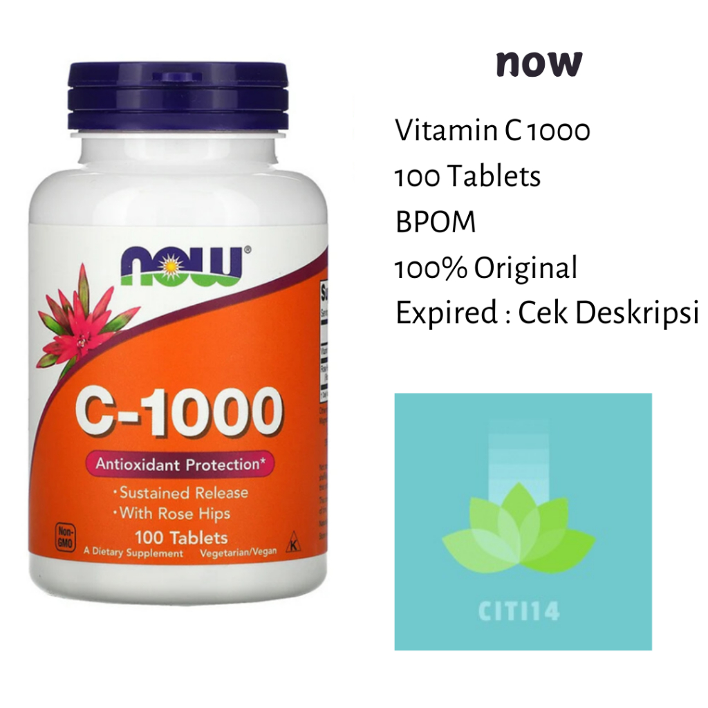 Now Vitamin C 1000 mg 100tabs Vit C1000MG 100Tabs Vit C-1000