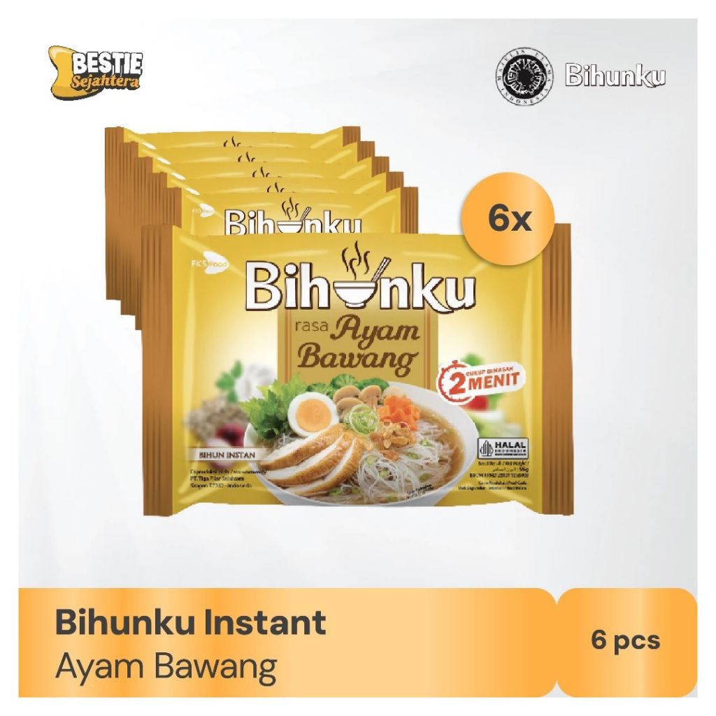 

Paket Bundling 6 Pcs - Bihunku Instan Ayam Bawang