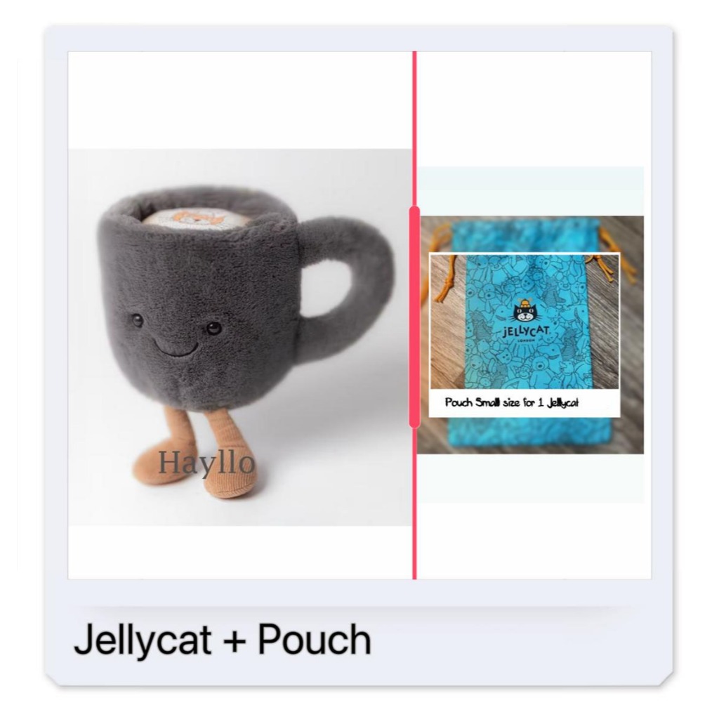 READY STOK JELLYCAT Rare Jellycat Amuseable Coffee Cup Bag Charm