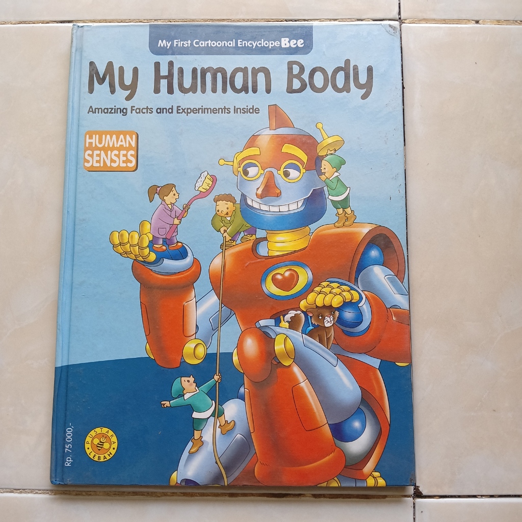 Buku Anak Pengetahuan – My Human Body: Human Senses | My First Cartoonal EncyclopeBee