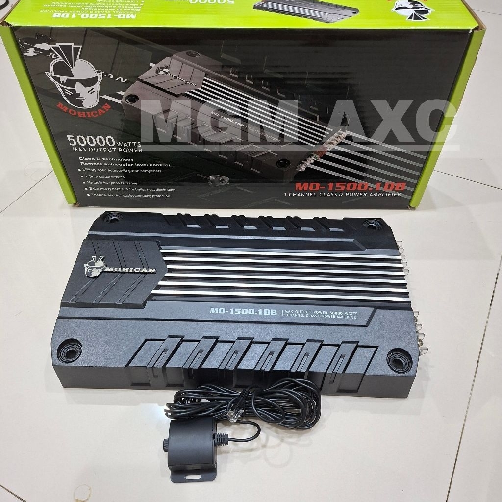 Power Monoblok MOHICAN MO 1500.1DB Monoblock Mohican Class D SQ