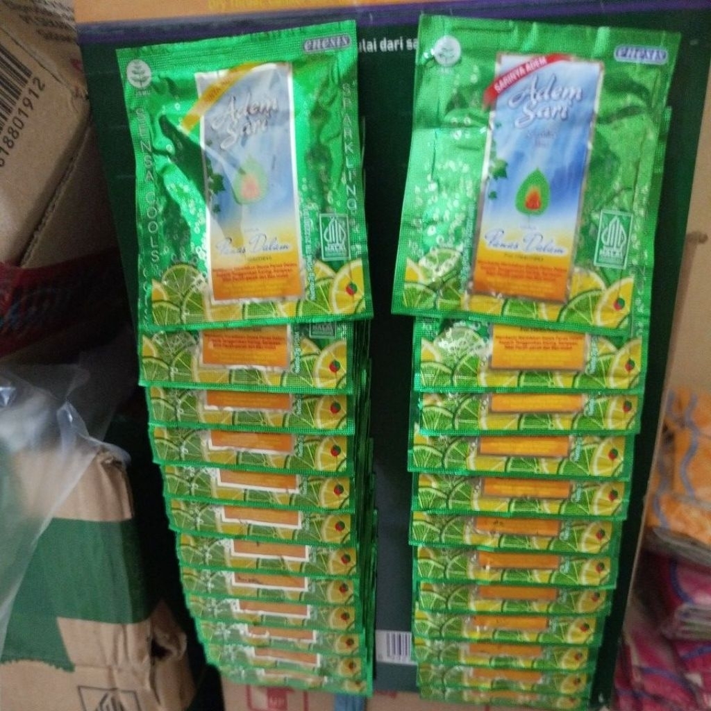 

ADEM SARI untuk panas dalam(24pcs*7gr)