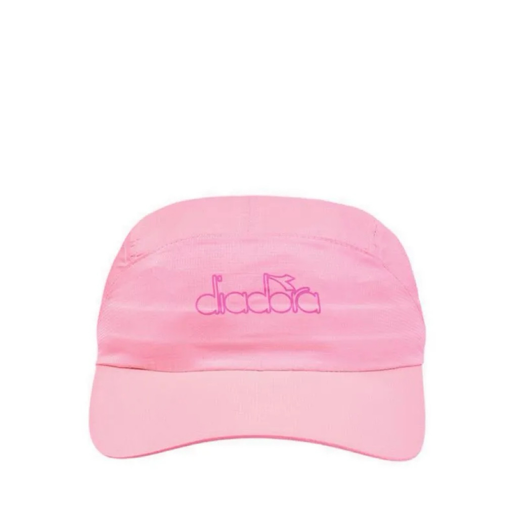 Topi Diadora olahraga running pink