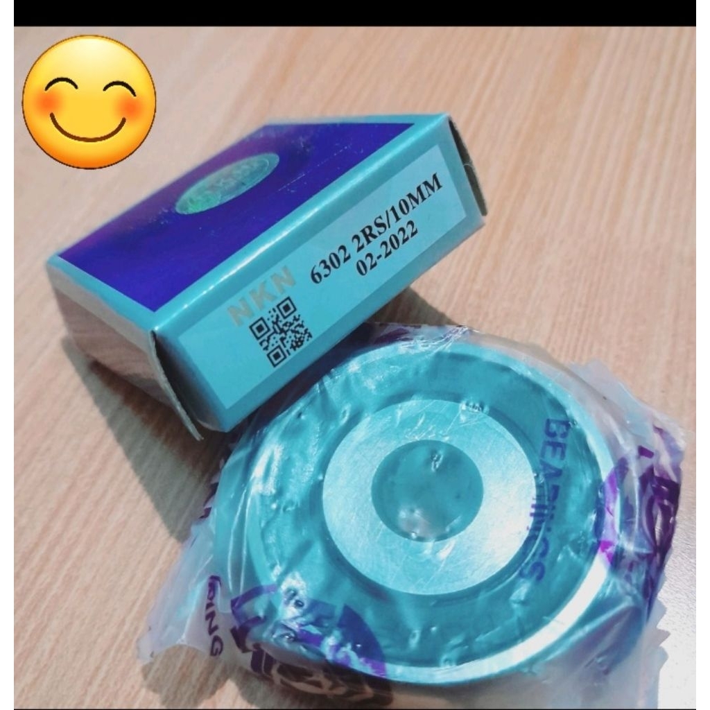 BEARING LAHER PULLY AVANZA 6302 2RS/10MM 6302 AS 10 ORI NKN