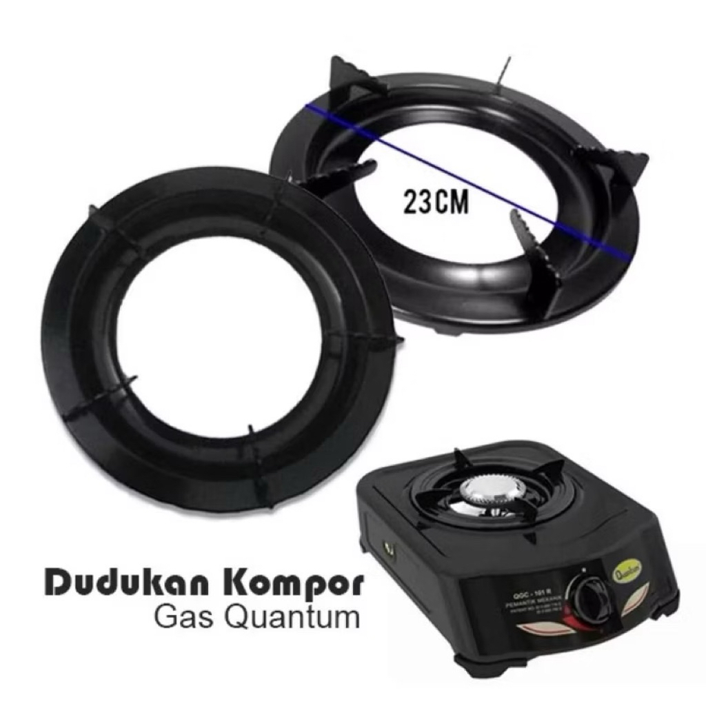 Tatakan kompor bulat Quantum tungku kompor bulat dudukan kompor bulat
