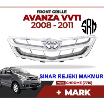 FRONT GRILL GRILLE DEPAN TOYOTA AVANZA VVTI 2008 2009 2010 2011 TIPE S GA BISA