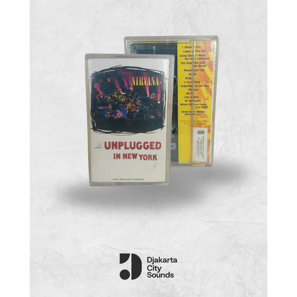 Kaset Pita Nirvana - Mtv Unplugged In New York