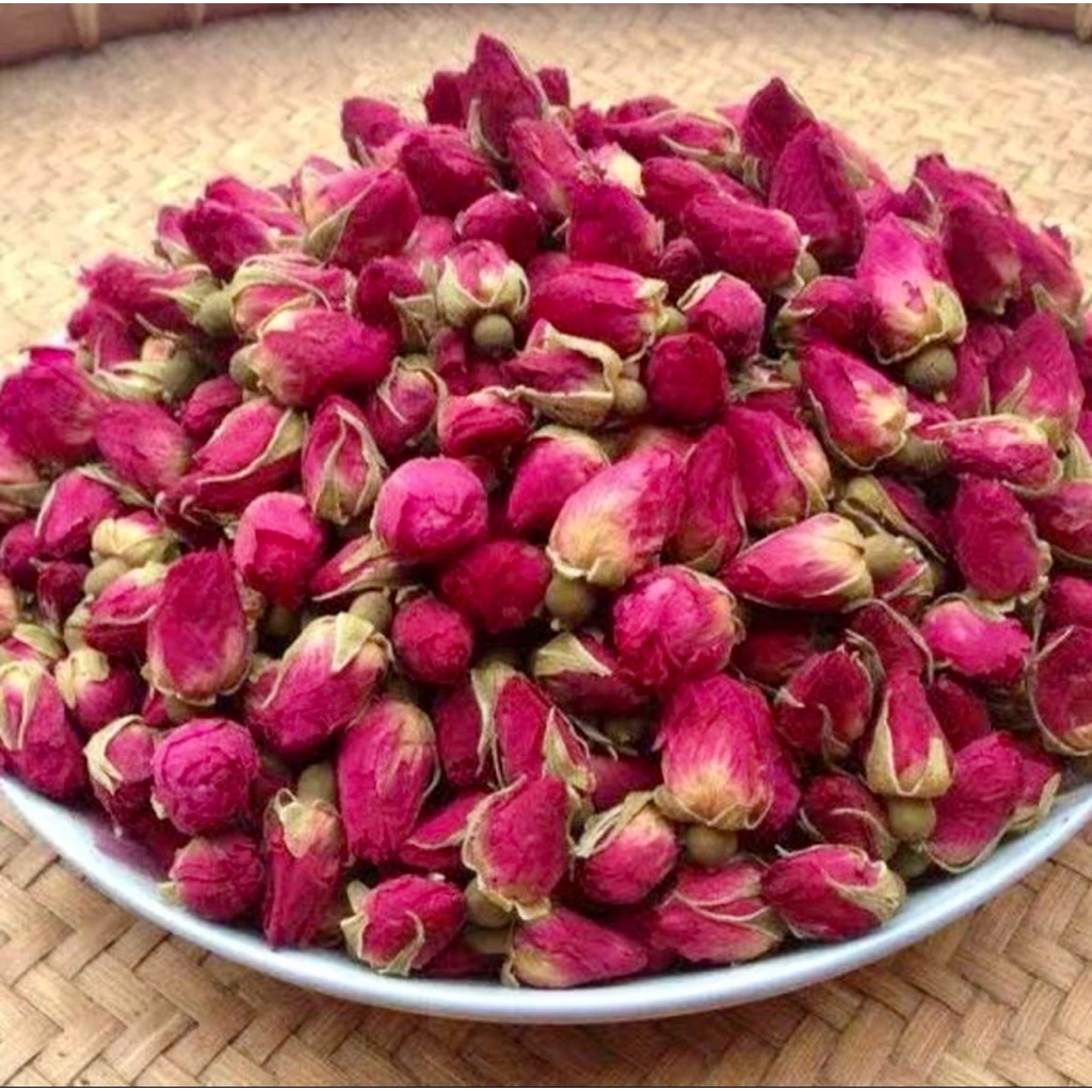 

Teh Bunga Mawar Kering Mei Kui Hua / Mei Gui Hua / Red Rose Buds Flower Tea Rose Tea