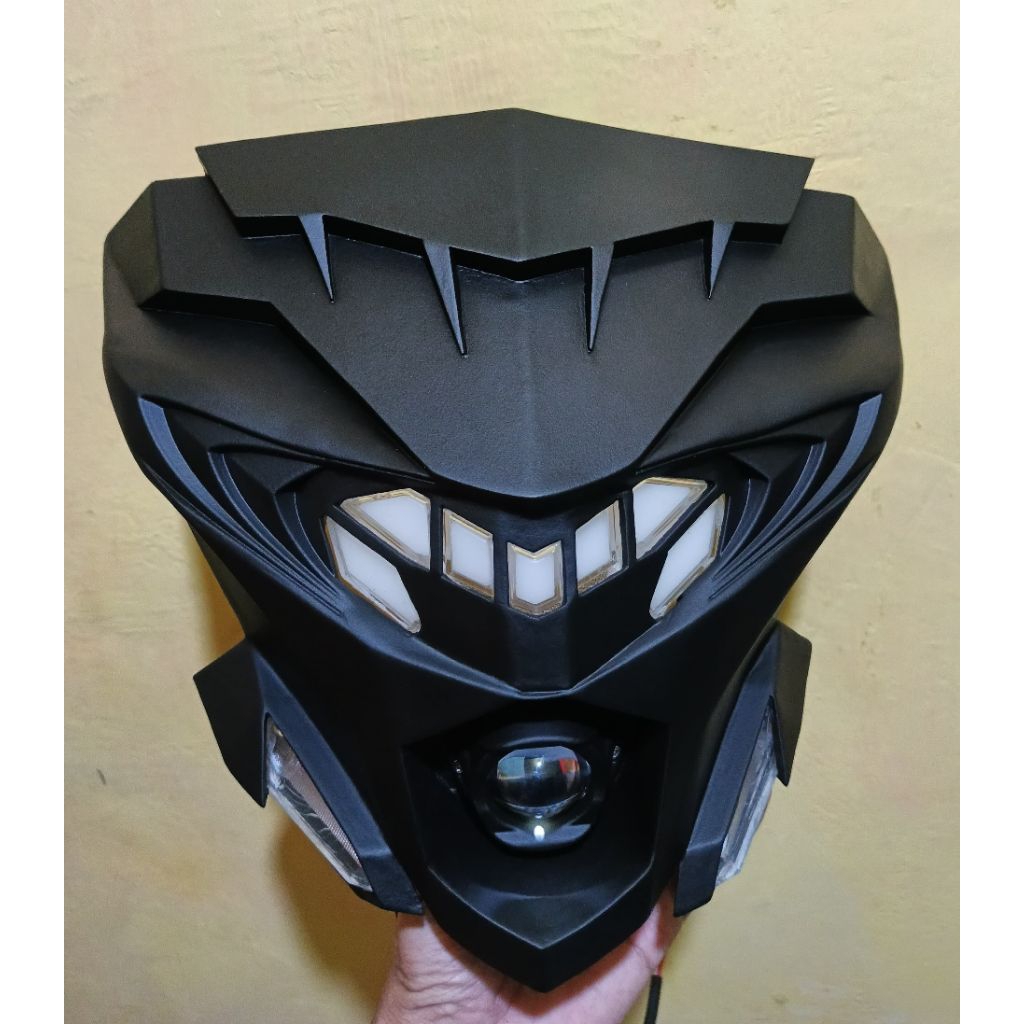 Headlamp custom Led streetfighter model Cyclops, cocok untuk motor vixion, cb150, Verza, Byson, Tige