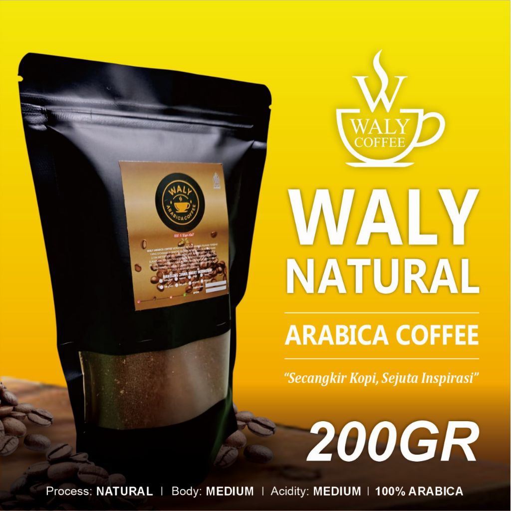 

WALY ARABICA COFFEE NATURAL 200GR
