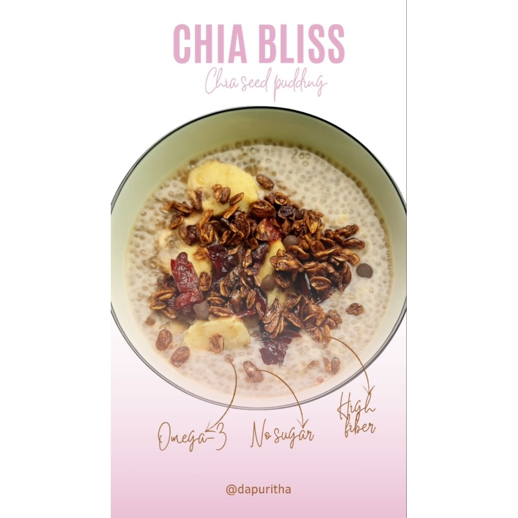 

Chia Bliss 7 Pcs | Healthy Meal Prep – Bebas Gula,Kaya Nutrisi (Lebih Hemat)