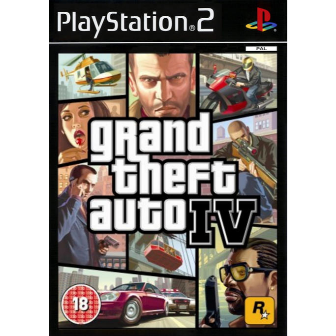 KASET PS2 GTA IV