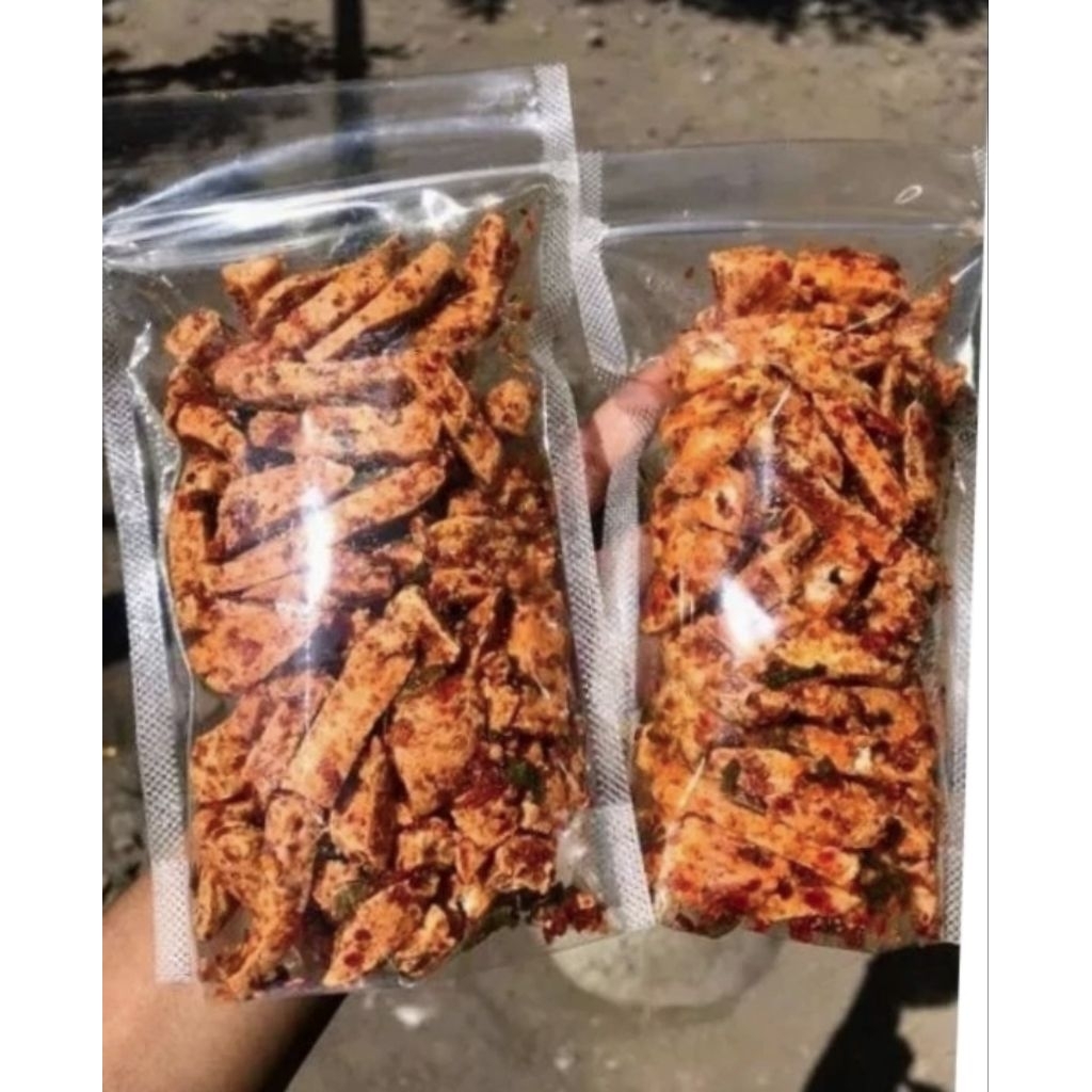 

Jajansantuy Basreng Pedas Daun Jeruk Original 250gram Snack Bakso Goreng Renyah Gurih Tanpa Pengawet Kemasan Ziplock Praktis & Higienis
