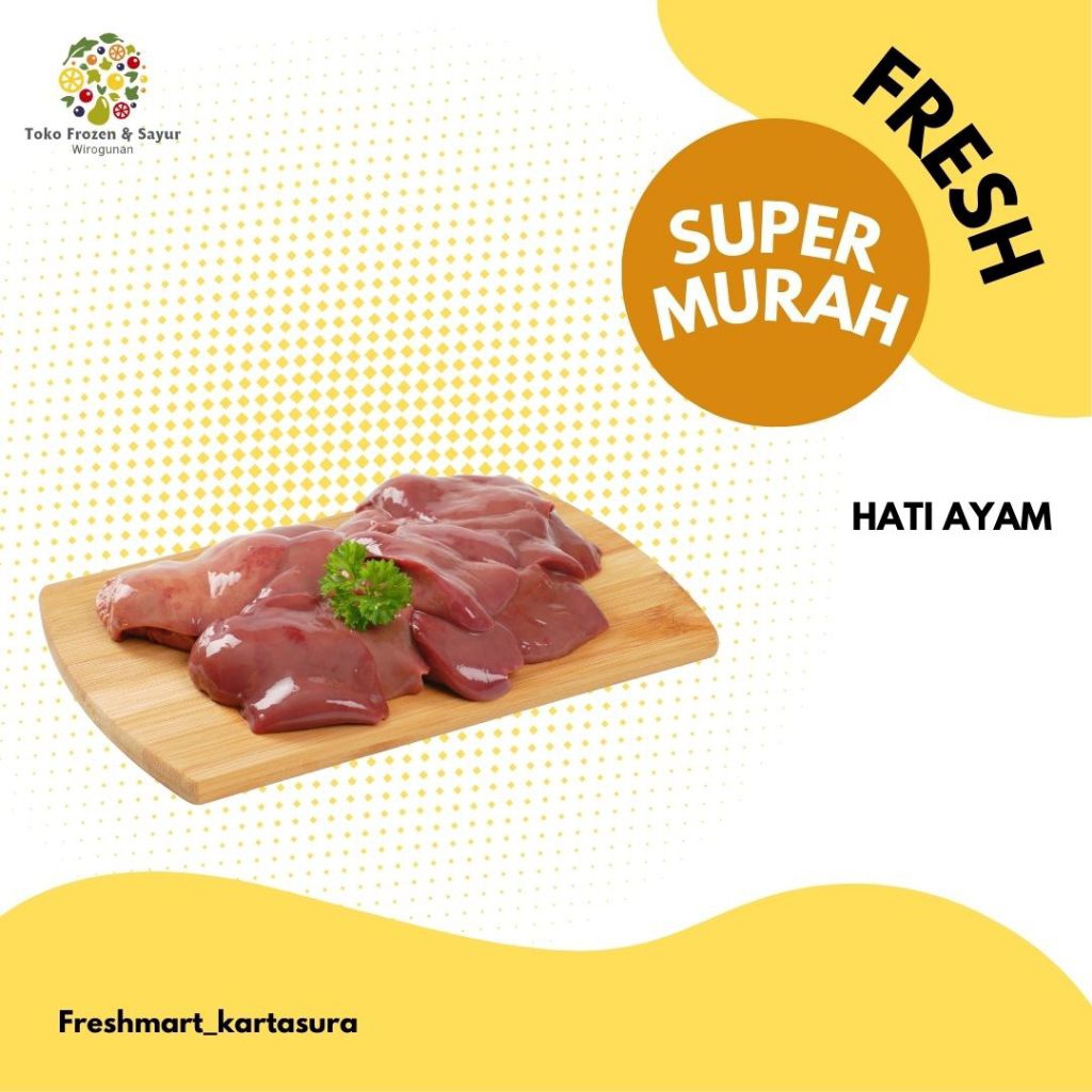 

HATI AYAM SEGAR | AYAM SEGAR | FRESHMART_KARTASURA