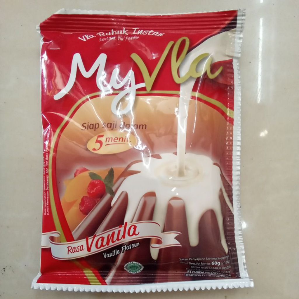 

Vla Bubuk Instan My Vla Nutrijell Rasa Vanilla