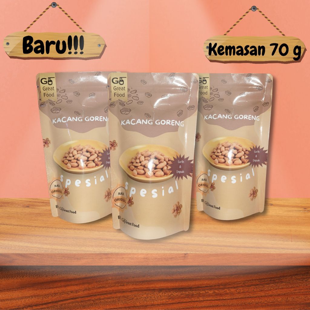 

Kacang goreng / Kacang tanah goreng/ kacang klici / kacang goreng spesial 70 gr