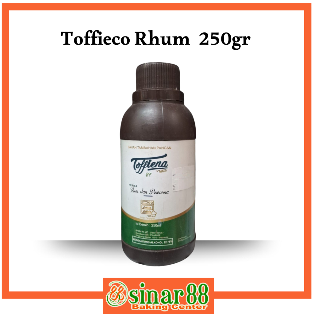 

Toffieco Rhum BF / Rum Bakar / Rhum Semprot 250gr – Perisa Premium Kue & Minuman