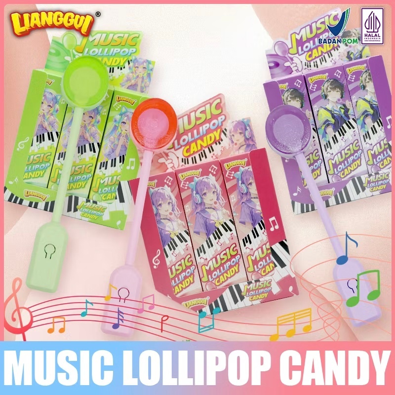 

[HALAL] Lianggui Permen Music Lollipop Candy Rasa Buah 13.5 Gr