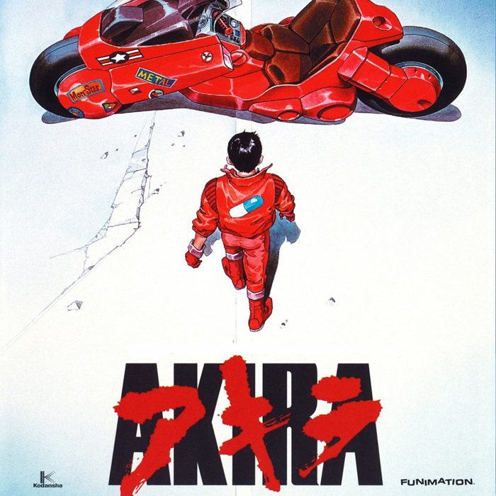 kaset DVD film animasi jepang Akira (1988)